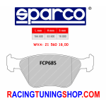 Pastiglie freno Sparco anteriori Ford Escort/Sierra Cosworth, Sovereign, Jaguar, Opel Omega e Vectra, 